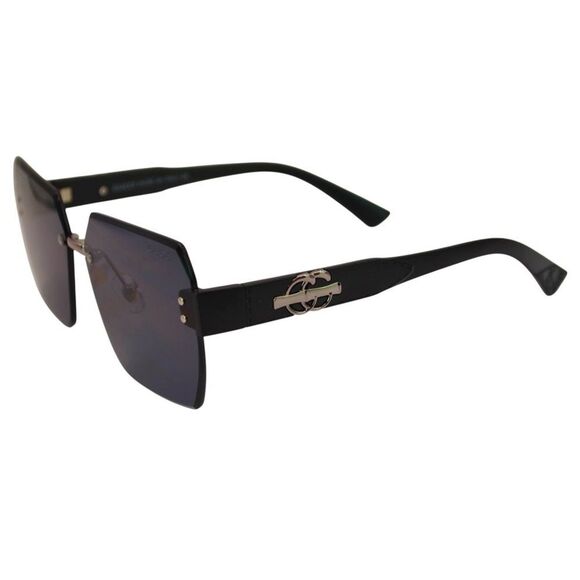Gucci Women’s Oversized Sunglasses | Gray Lens | Silver & Black | 62-14-145 |New main image 16